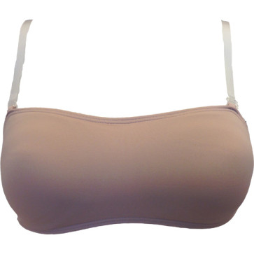 HOLDBESTILLING Hudfarvet BH med fyld