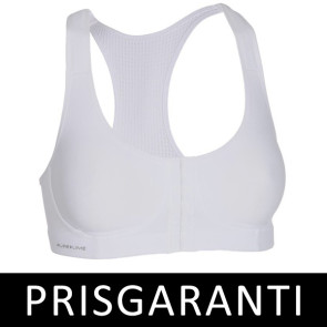 Frontlukket sports bh 80F Hvid